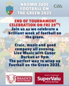 Celebrate the End of Football on the Green 2025 – Live Music & Craic at the Club