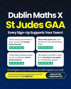 Supporting Our Club & Students – Partnership with Dublin Maths Grinds